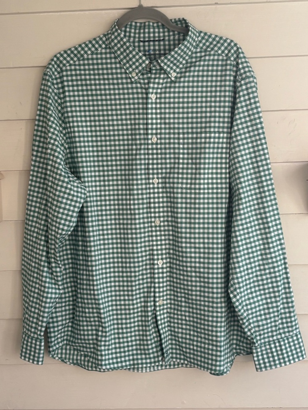 Vineyard Vines On The Go Performance Brrr Checkered Button Down Shirt Men’s L